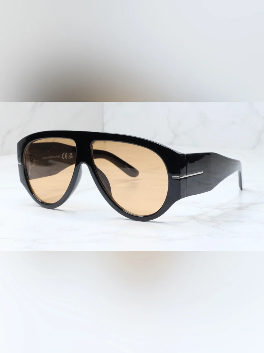 Classic Thick Aviator Sunglasses - Sleek Shades
